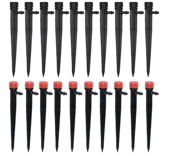 50/100Pcs 13cm Drip Emitters Perfect for 4/7mm Tube Adjustable 360 Degree Water Flow Drip Irrigation System for Watering System
50/100Pcs 13cm Drip Emitters Perfect for 4/7mm Tube Adjustable 360 Degree Water Flow Drip Irrigation System for Watering System