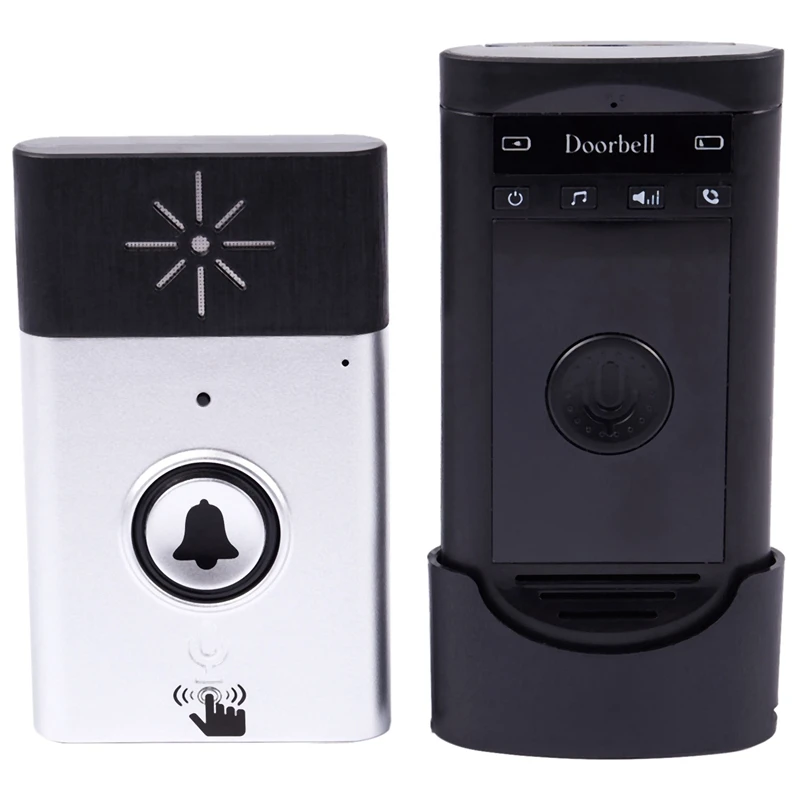 Wireless Intercom Doorbell, Voice Two-Way Portable Walkie-Talkie,Operating At Over 600 Fee(200M),Home Doorbell Intercom Kit
Wireless Intercom Doorbell, Voice Two-Way Portable Walkie-Talkie,Operating At Over 600 Fee(200M),Home Doorbell Intercom Kit