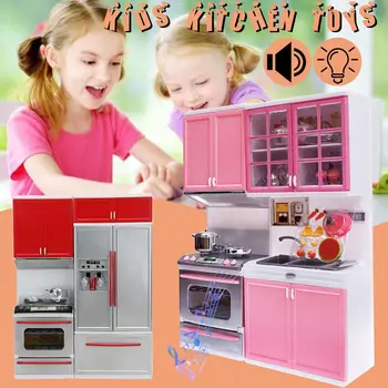 Simulation Kitchen Set Children Pretend Play Cooking Cabinet Tools Tableware Dolls Suits Toys Puzzle Educational Doll for Girls
Simulation Kitchen Set Children Pretend Play Cooking Cabinet Tools Tableware Dolls Suits Toys Puzzle Educational Doll for Girls