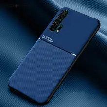 Textura de couro fosco caso capa para huawei p30 p20 honra v30 pro nova 6 se 5i 5 t mate 20 30 lite y9 prime p inteligente z plus 2019(China)