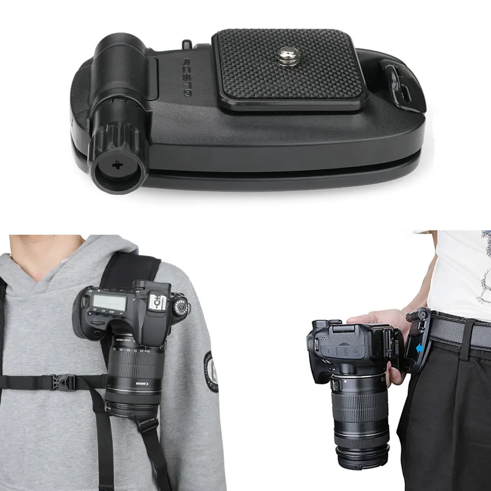 Camera Clip Quick Release Backpack Clip Holster Hanger Quick Strap Waist Belt Buckle Button for Osmo Pocket / Action DSLR Camera
Camera Clip Quick Release Backpack Clip Holster Hanger Quick Strap Waist Belt Buckle Button for Osmo Pocket / Action DSLR Camera
