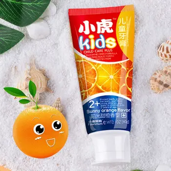 60g Kid Fruit Flavor Fluoride-free Toothpaste 2-12 Years Whitening and Anti-scalp Toothpaste Make teeth Strong and Bright
60g Kid Fruit Flavor Fluoride-free Toothpaste 2-12 Years Whitening and Anti-scalp Toothpaste Make teeth Strong and Bright