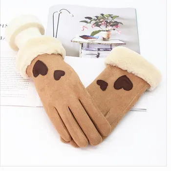 Wholesale autumn and winter thickened suede ladies gloves touch screen warm students cycling ski gloves 
Wholesale autumn and winter thickened suede ladies gloves touch screen warm students cycling ski gloves