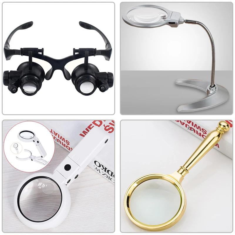 LED Illuminating Magnifier 10X 15X 20X 25X Headband Magnifier Portable Foldable Desktop Magnifier Handheld Magnifier for Reading
LED Illuminating Magnifier 10X 15X 20X 25X Headband Magnifier Portable Foldable Desktop Magnifier Handheld Magnifier for Reading