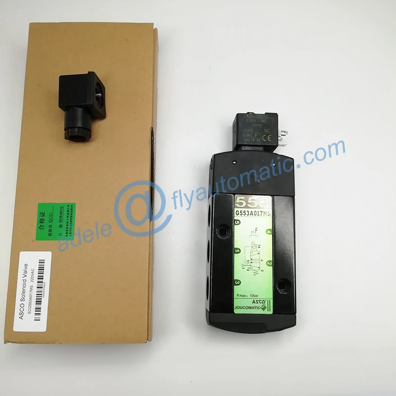 SCG553A017MS DC24V ASCO JOUCOMATIC портовой катушечный однокатушечный моностабильный