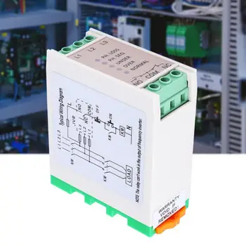 Circuit Protection Relay 380VAC Over & Under Voltage Failure Phase Sequence Protector 3 Phase Power Supply Monitor Relay
Circuit Protection Relay 380VAC Over & Under Voltage Failure Phase Sequence Protector 3 Phase Power Supply Monitor Relay