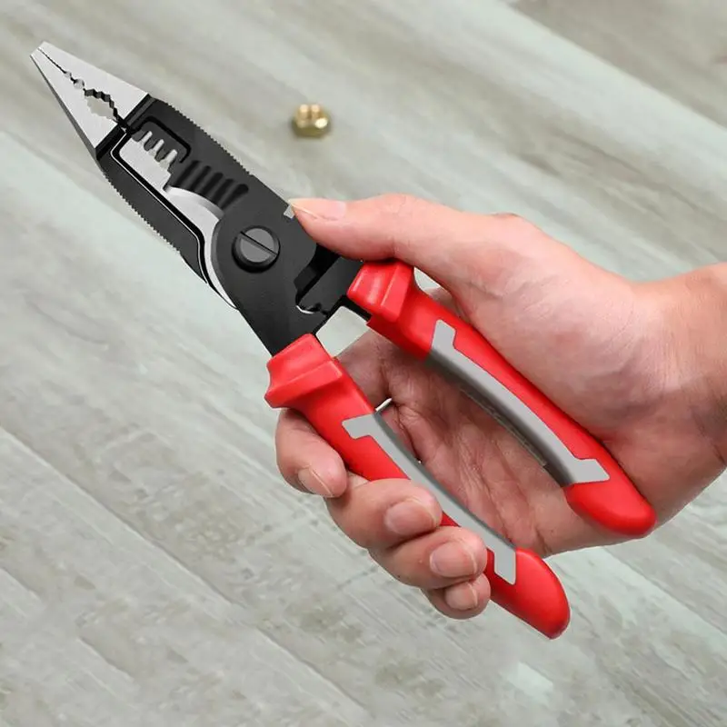 Multifunction Electrician Long Nose Stripper/Crimper Pliers Multifunction Electrician Long Nose Stripper/Crimper Pliers