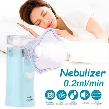 Portable Ultrasonic Nebulizer Mini Handheld Inhaler Respirator Humidifier Kit Health Care Children Home Inhaler Machine Atomizer
Portable Ultrasonic Nebulizer Mini Handheld Inhaler Respirator Humidifier Kit Health Care Children Home Inhaler Machine Atomizer