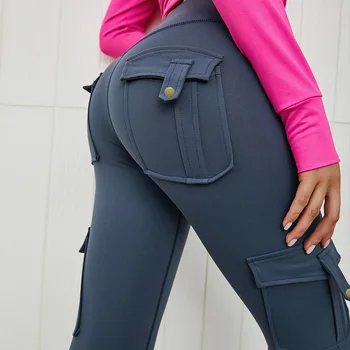 Ladies Yoga Pants High Waist Military Style Sports Leggings Gym Slim Fit Sports Pants Outdoor Running Fitness Pants with Pockets
Ladies Yoga Pants High Waist Military Style Sports Leggings Gym Slim Fit Sports Pants Outdoor Running Fitness Pants with Pockets