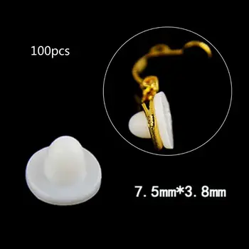 100Pcs Earring Pads Support Stabilizer Silicone Comfort Earring Cushion for All Sizes Clips on Earrings Jewelry Findings
100Pcs Earring Pads Support Stabilizer Silicone Comfort Earring Cushion for All Sizes Clips on Earrings Jewelry Findings
