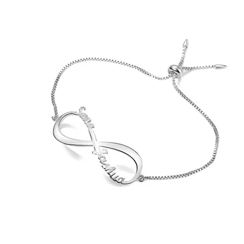 Strollgirl 925 sterling silver personalized custom engraved name endless of Love bracelet chain for Women Jewelry gift free ship 
Strollgirl 925 sterling silver personalized custom engraved name endless of Love bracelet chain for Women Jewelry gift free ship