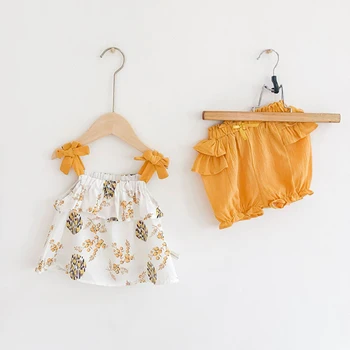 2020 Summer Toddler Baby Girl Outfit Clothes 2 PCS Baby Girl Clothes Set Infant Tops Shorts Cute Baby Set Casual Kids Clothing
2020 Summer Toddler Baby Girl Outfit Clothes 2 PCS Baby Girl Clothes Set Infant Tops Shorts Cute Baby Set Casual Kids Clothing