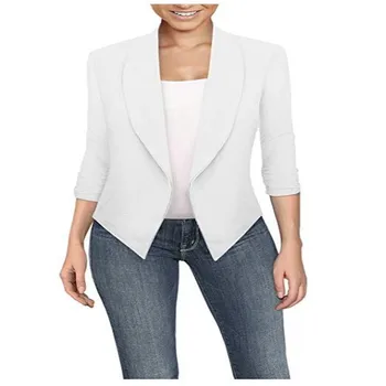 Fashion Spring Women's Jacket Long-sleeved Solid Cardigan Irregular Hem Small Suit Female
Fashion Spring Women's Jacket Long-sleeved Solid Cardigan Irregular Hem Small Suit Female