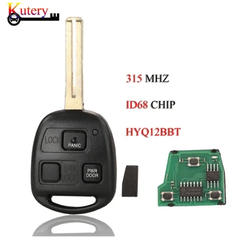 Kutery Remote Car Key For Toyota Avensis Corolla Yaris Rav4 3Buttons 315MHZ HYQ12BBT ID68 Chip With Uncut Blade
Kutery Remote Car Key For Toyota Avensis Corolla Yaris Rav4 3Buttons 315MHZ HYQ12BBT ID68 Chip With Uncut Blade