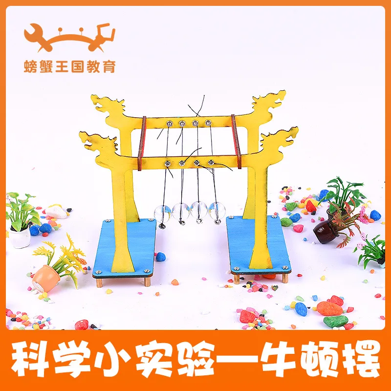 Science And Technology Small Production DIY Newton's Cradle Children Handmade Small Invention Material Box Students Science Expe
Science And Technology Small Production DIY Newton's Cradle Children Handmade Small Invention Material Box Students Science Expe