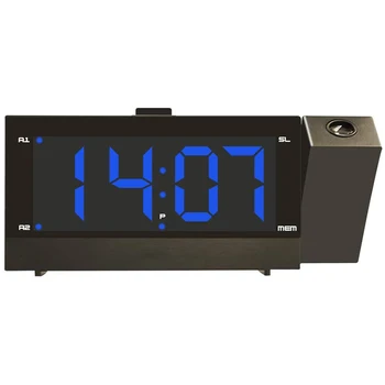Projection Alarm Clock, Ceiling Digital Clock with Dual Alarms, 12/24 H, Dual USB Charging, Self-Control Snooze Function, Dimmab
Projection Alarm Clock, Ceiling Digital Clock with Dual Alarms, 12/24 H, Dual USB Charging, Self-Control Snooze Function, Dimmab