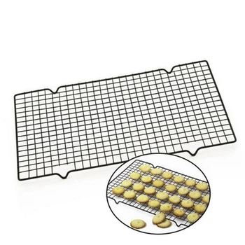 Carbon Steel Biscuit Baking Cake Bread Cooling Rack Net Black Non-stick Drying Stand Grid Cooler Holder Tray Kitchen Baking Tool
Carbon Steel Biscuit Baking Cake Bread Cooling Rack Net Black Non-stick Drying Stand Grid Cooler Holder Tray Kitchen Baking Tool