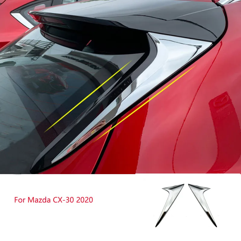 Car Rear Window Side Spoiler Wing For Mazda CX-30 2020 Car styling Auto Rear Window Mirror Tail Accessories
Car Rear Window Side Spoiler Wing For Mazda CX-30 2020 Car styling Auto Rear Window Mirror Tail Accessories