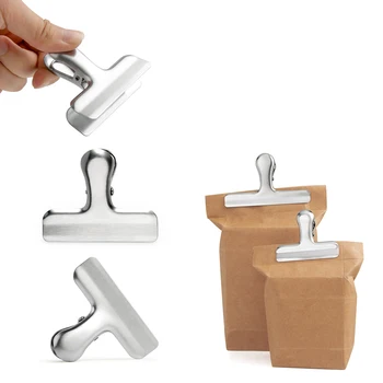 12Pcs Stainless Steel Bag Chip Clips Fresh Food Clips Photo File Clamps Air Tight Seal Grip for Kitchen Seal
12Pcs Stainless Steel Bag Chip Clips Fresh Food Clips Photo File Clamps Air Tight Seal Grip for Kitchen Seal