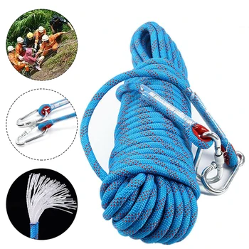 Safety Rope Climb 8mm Rescue Rope 20m High Strength Woven Rope For Mountaineering Outdoor Climbing Accessaries Emergency
Safety Rope Climb 8mm Rescue Rope 20m High Strength Woven Rope For Mountaineering Outdoor Climbing Accessaries Emergency