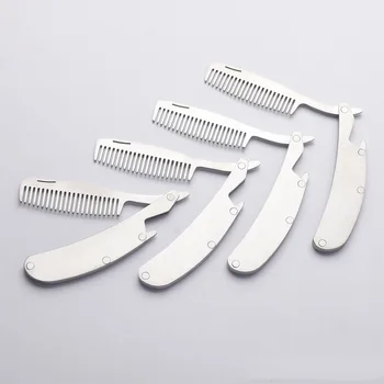Man Mini Pocket Moustache Massage Brush Portable Multifunctional Folding Comb Barber Shop Grooming Hair Styling Stainless Steel
Man Mini Pocket Moustache Massage Brush Portable Multifunctional Folding Comb Barber Shop Grooming Hair Styling Stainless Steel