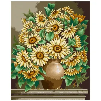 Oil painting gerbera bottle Counted Cross Stitch 11CT 14CT 18CT DIY Cross Stitch Kits Embroidery Needlework Sets home decor
Oil painting gerbera bottle Counted Cross Stitch 11CT 14CT 18CT DIY Cross Stitch Kits Embroidery Needlework Sets home decor