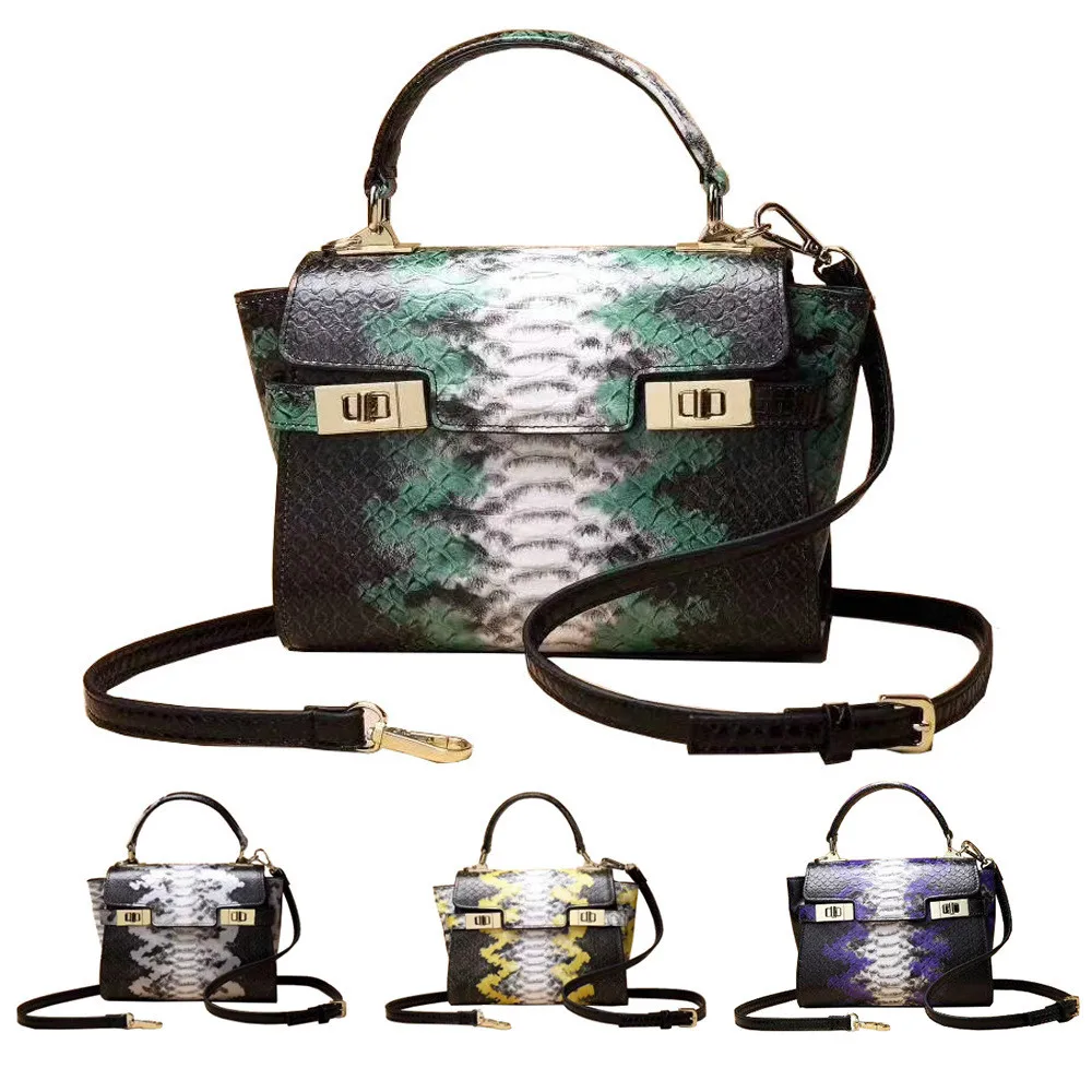2019 Fashion Leather Female Bag Top Layer Leather Python Pattern Ladies Shoulder Messenger Bags High Quality Purse and Handbags
2019 Fashion Leather Female Bag Top Layer Leather Python Pattern Ladies Shoulder Messenger Bags High Quality Purse and Handbags