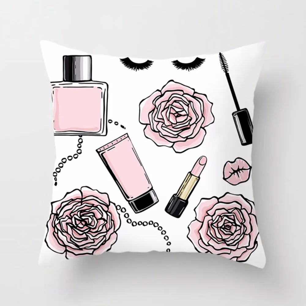 New-Printed-Flower-Pillow-Case-Cover-Square-45cm-45cm-Polyester-Pillowcase-Seat-Cushion-Case-Cover-Home(5)