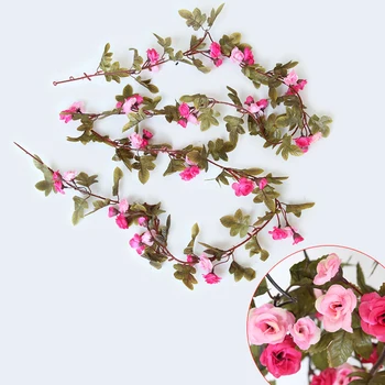 230cm Artificial Fake Silk Rose Flower Ivy Vine Garland Wedding Party 4 Colours Perfect Decoration
230cm Artificial Fake Silk Rose Flower Ivy Vine Garland Wedding Party 4 Colours Perfect Decoration