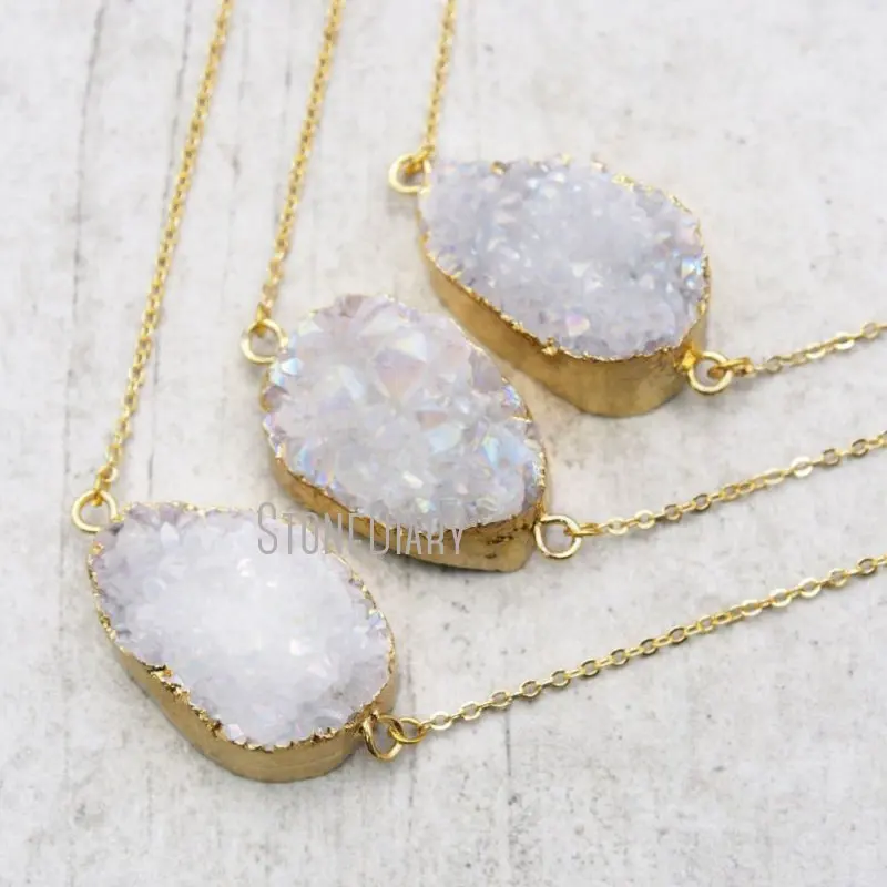 10 шт. дизайнерские цепочки NM15187 с кристаллами Angel Aura Druzy, ожерелья золотого цвета, цепочки свободной формы, ожерелья для менее 18-32 дюймов
10 шт. дизайнерские цепочки NM15187 с кристаллами Angel Aura Druzy, ожерелья золотого цвета, цепочки свободной формы, ожерелья для менее 18-32 дюймов