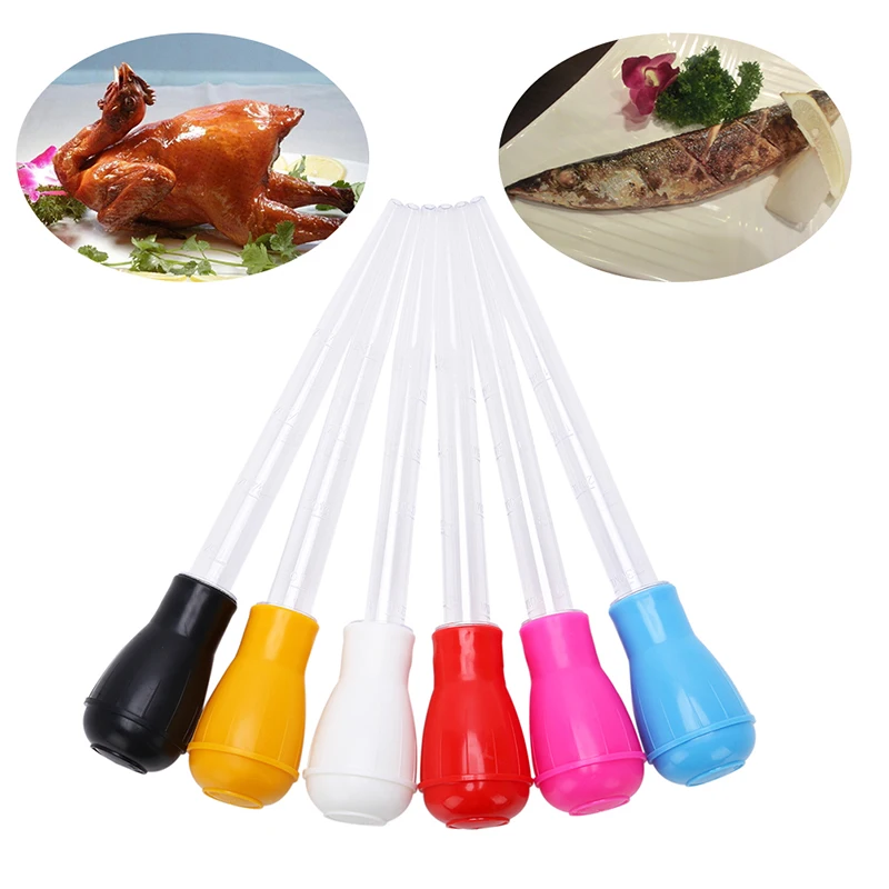 

30ml Cooking Gadgets Chicken Turkey Poultry BBQ Syringe Pastry Tube Barbecue Oil Dropper Kitchen Accessories 28cm