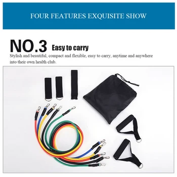 11 Pcs/Set Yoga Crossfit Fitness Resistance Bands Heavy Workout Exercise Tubes Easy To Carry Sports Stretching Tools
11 Pcs/Set Yoga Crossfit Fitness Resistance Bands Heavy Workout Exercise Tubes Easy To Carry Sports Stretching Tools