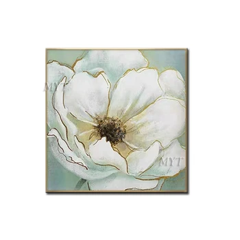 Oil painting large size modern painting Abstract Art white flower hand painted canvas art for home decoration wall art pictures
Oil painting large size modern painting Abstract Art white flower hand painted canvas art for home decoration wall art pictures