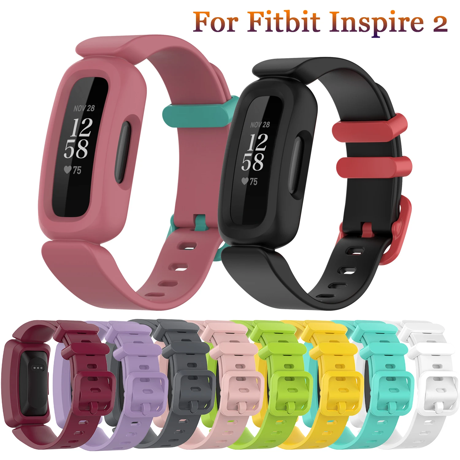 Replacement 2021 New Soft Silicone Strap For Fitbit ace 3 SmartWatch Band Classic Bracelet For Fitbit Inspire 2 Wristband Correa
Replacement 2021 New Soft Silicone Strap For Fitbit ace 3 SmartWatch Band Classic Bracelet For Fitbit Inspire 2 Wristband Correa