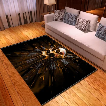 Halloween Party Area Rugs Coffee Table Floor Mats/Rugs 3D Creative Skull pattern Carpets for Living Room Home Decor Large carpet
Halloween Party Area Rugs Coffee Table Floor Mats/Rugs 3D Creative Skull pattern Carpets for Living Room Home Decor Large carpet