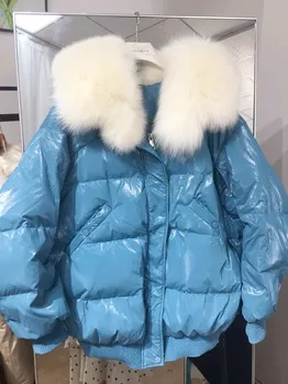 Duck Puffer Jacket White Big Fur Collar Winter Women Down Coat Warm Parka Chaqueta Mujer YY1576
Duck Puffer Jacket White Big Fur Collar Winter Women Down Coat Warm Parka Chaqueta Mujer YY1576
