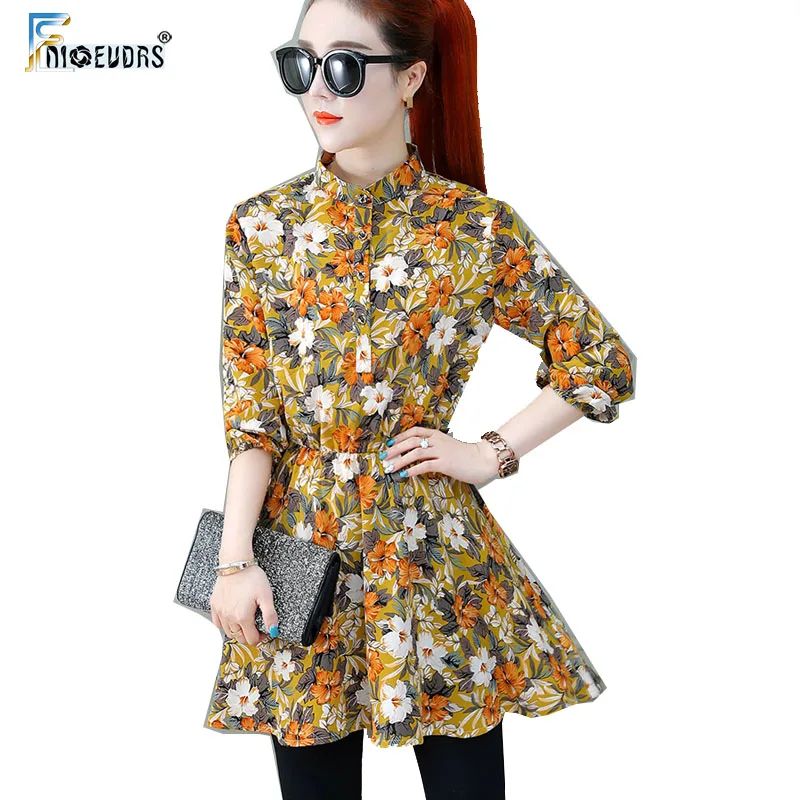 Female Clothes Slim Waist Peplum Tops Women Fashion Long Sleeve Floral Print Long Design Tunic Top Basic Shirts Blouse S15
Female Clothes Slim Waist Peplum Tops Women Fashion Long Sleeve Floral Print Long Design Tunic Top Basic Shirts Blouse S15