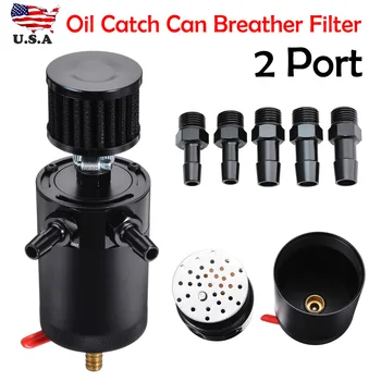 For Fuel Supply System Car Aluminum Reservoir Oil Catch Can Tank 2-Port Baffled Reservoir with Drain Valve Breather Baffled
For Fuel Supply System Car Aluminum Reservoir Oil Catch Can Tank 2-Port Baffled Reservoir with Drain Valve Breather Baffled