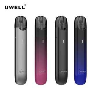 Original Uwell Yearn Pod Kit Electronic Cigarette With 1.5ml Refillable Cartridge 370mah Vape Mod VS Uwell Caliburn Koko Vaporiz
Original Uwell Yearn Pod Kit Electronic Cigarette With 1.5ml Refillable Cartridge 370mah Vape Mod VS Uwell Caliburn Koko Vaporiz