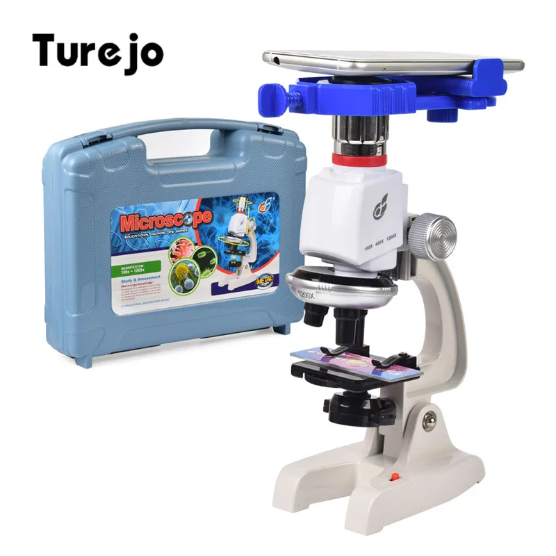 1200X Student Monocular Biological Microscope Set Alloy Home School Science Educational For Kids Child Lab Optical Instruments
1200X Student Monocular Biological Microscope Set Alloy Home School Science Educational For Kids Child Lab Optical Instruments