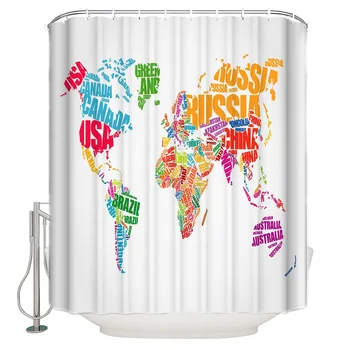 Map Letter Color Rich Global Area Area Foot Color Texture Pattern Geographic Design Ocean Polyester Fabric Shower Curtain
Map Letter Color Rich Global Area Area Foot Color Texture Pattern Geographic Design Ocean Polyester Fabric Shower Curtain