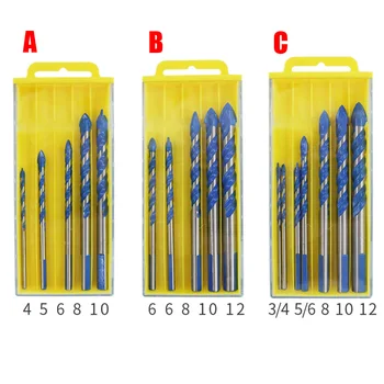 Triangular-overlord Handle Multifunctional Drill Bits Set Ceramic Wall Drill DNJ998
Triangular-overlord Handle Multifunctional Drill Bits Set Ceramic Wall Drill DNJ998