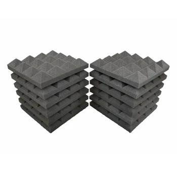 12Pcs 25x25x5cm Studio Acoustic Foam Soundproof Pyramid Sound Absorption Treatment Panel Tile Protective Sponge
12Pcs 25x25x5cm Studio Acoustic Foam Soundproof Pyramid Sound Absorption Treatment Panel Tile Protective Sponge