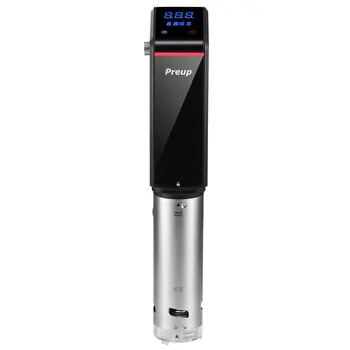 800W LED Digital Sous Vide Cooker Circulator Immersion Cooker Programmable Time Temperature Control Stainless Steel Skirt
800W LED Digital Sous Vide Cooker Circulator Immersion Cooker Programmable Time Temperature Control Stainless Steel Skirt