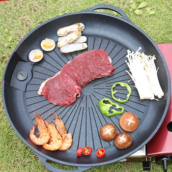 Medical Stone Barbecue Plate Portable Barbecue Grill Practical Fry Pan Non-Stick Plate BBQ Tool
Medical Stone Barbecue Plate Portable Barbecue Grill Practical Fry Pan Non-Stick Plate BBQ Tool