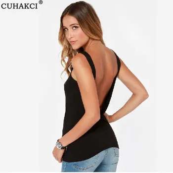 CUHAKCI Backless Plus Size T Shirt Plus Size Women Casual T-Shirt Spring Summer Deep V Backless Tops Black XL XXL Sexy Tops
CUHAKCI Backless Plus Size T Shirt Plus Size Women Casual T-Shirt Spring Summer Deep V Backless Tops Black XL XXL Sexy Tops