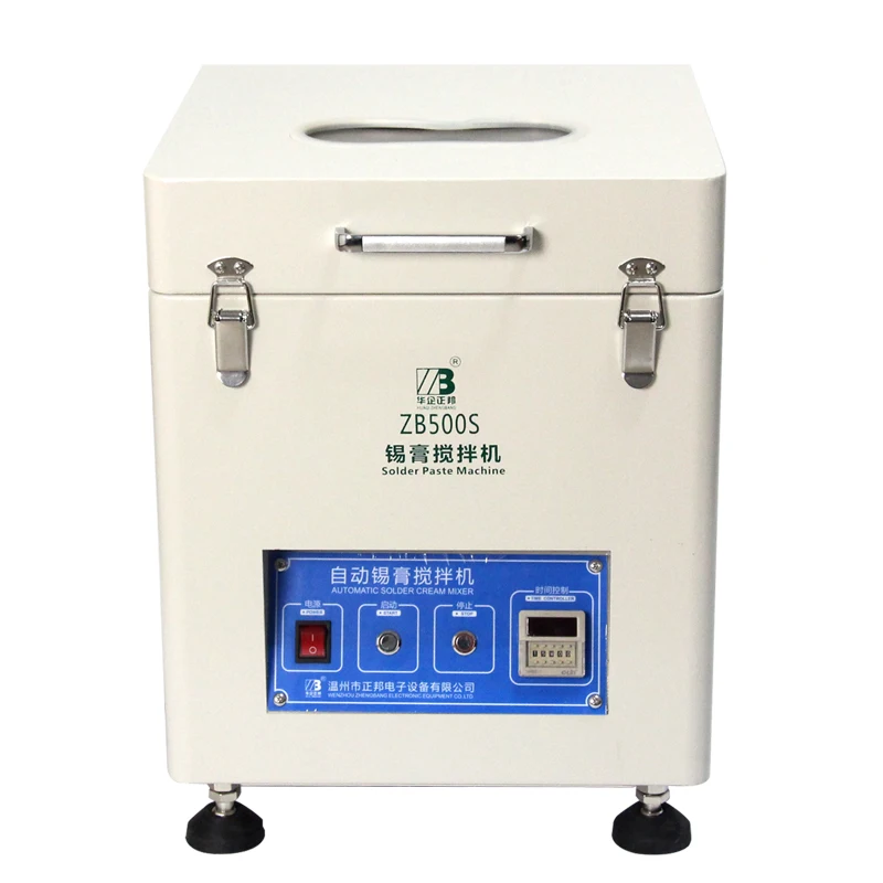 

Automatic SMT Solder Paste Mixer ZB500S for repair PCB solder station 500-1000g Tin Cream Mixer