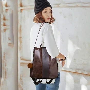 Backpack Women Women Concise Anti-theft Backpack Two-way Schoolbag Waterproof Shoulder Bag For Girls Bags Backpack Women Bagpack
Backpack Women Women Concise Anti-theft Backpack Two-way Schoolbag Waterproof Shoulder Bag For Girls Bags Backpack Women Bagpack