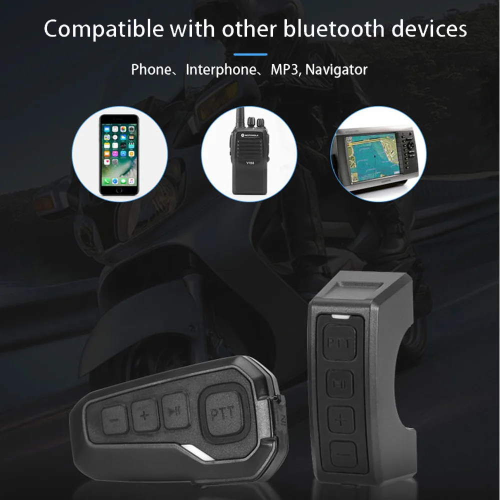 2020 Portable Waterproof Wireless Motorcycle Helmet Headset With Remote Control handle Noise Reduction for 6 riders MP3 GPS FM
2020 Portable Waterproof Wireless Motorcycle Helmet Headset With Remote Control handle Noise Reduction for 6 riders MP3 GPS FM