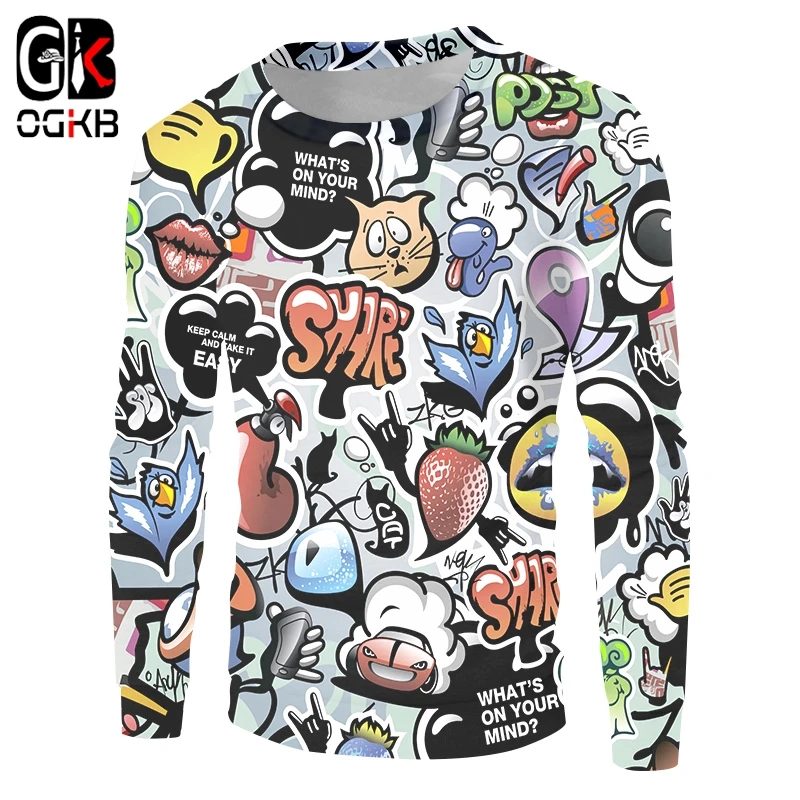 OGKB 3d толстовки Psychedelic для женщин Harajuku повседневные абстрактные аниме граффити Печать забавная 3d печать с длинным рукавом рубашки оверсайз
OGKB 3d толстовки Psychedelic для женщин Harajuku повседневные абстрактные аниме граффити Печать забавная 3d печать с длинным рукавом рубашки оверсайз